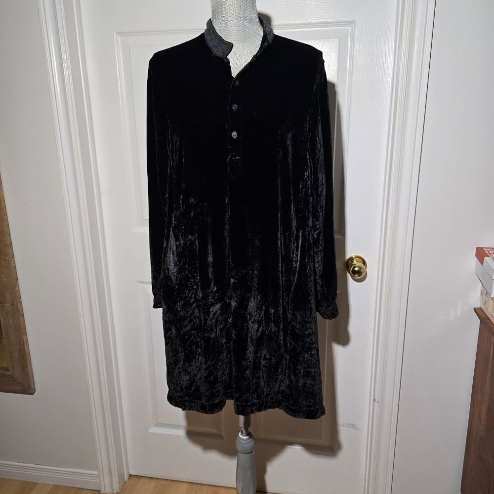 CP SHADES Jasmine Velvet/silk Tunic Dress